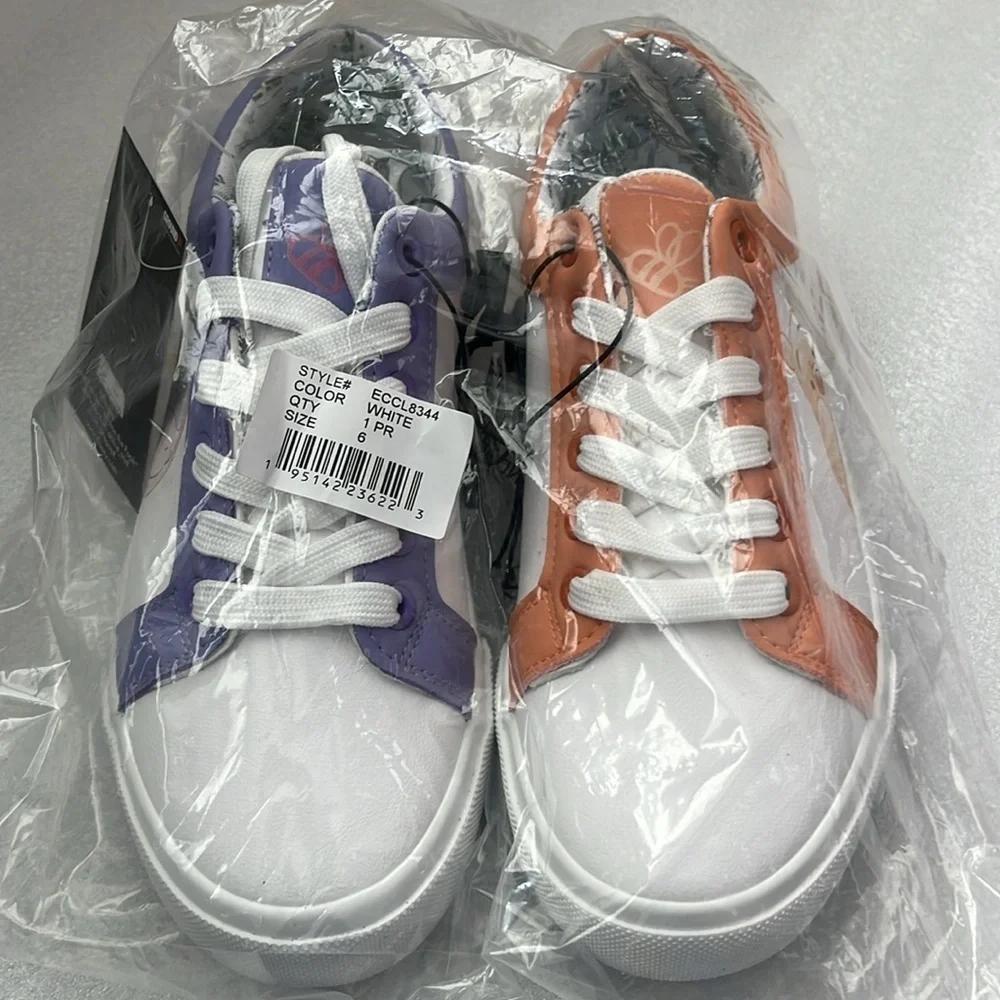 🆕 Disney Women's Winnie the Pooh and Eeyore Low-Top Court Sneakers Size 6